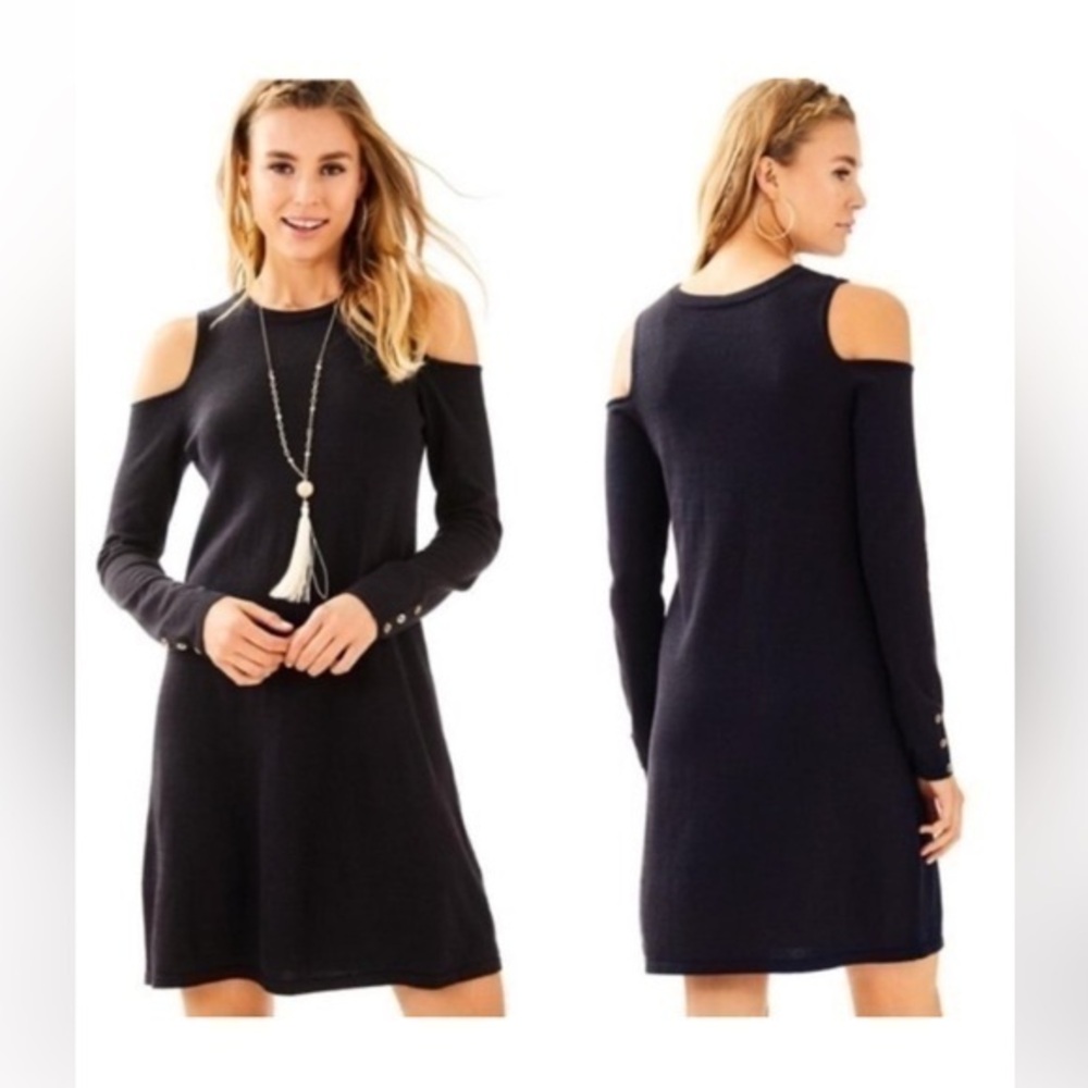 Lilly Pulitzer Colder Shoulder Sweater Dress